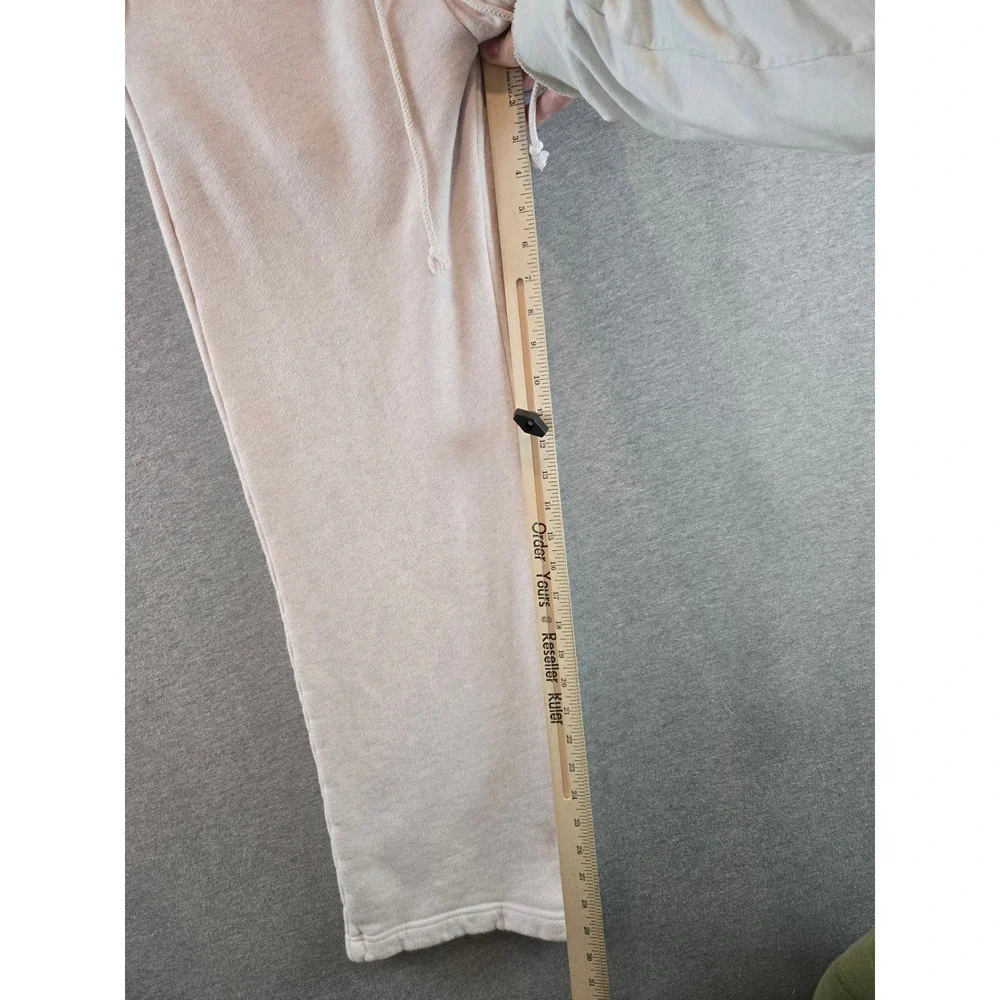 Elwood Core Sweatpants Mens S Pink Heathered Organic Cotton Straight Leg CP00002